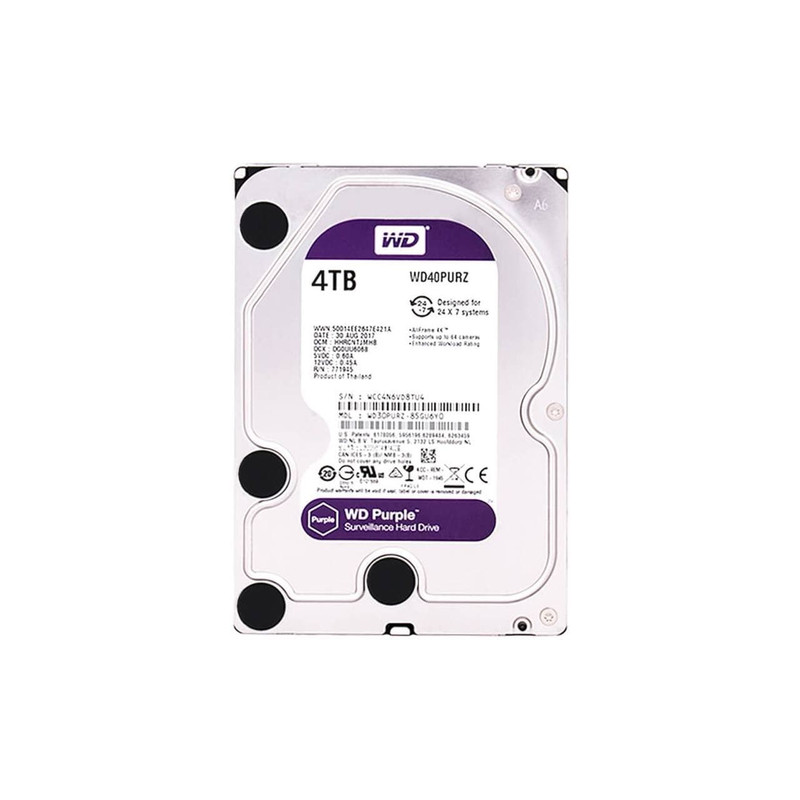 هارد دیسک اینترنال وسترن دیجیتال مدل Purple WD22PUNZ ظرفیت 4 ترابایت 1