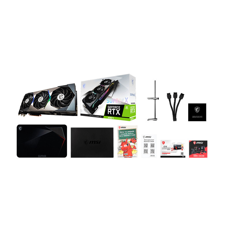کارت گرافیک ام اس آی مدل GeForce RTX 3090 Ti SUPRIM X 24G
