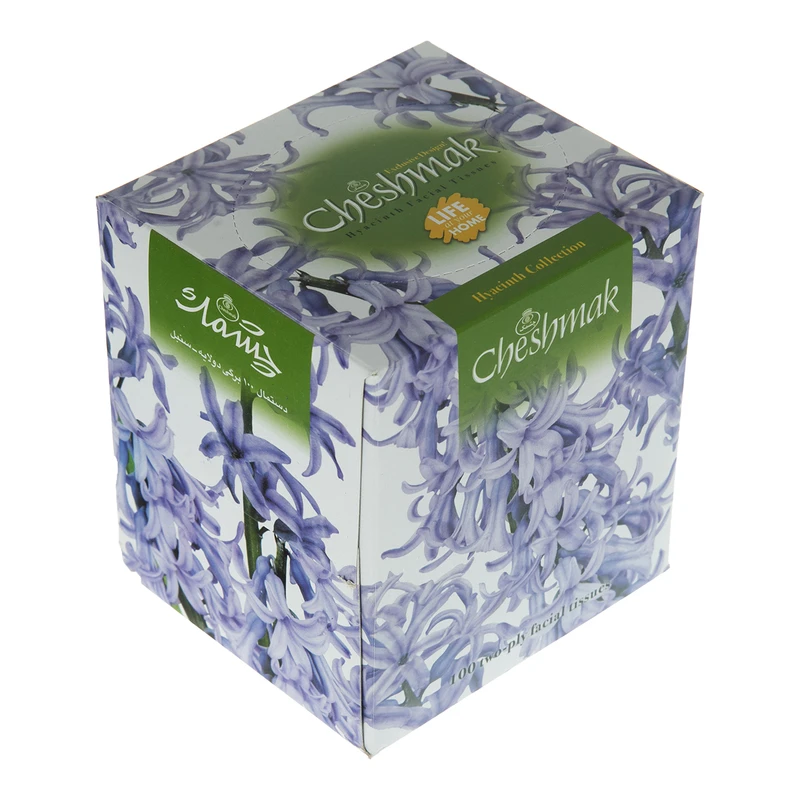 دستمال کاغذی 100 برگ چشمک طرح سنبل