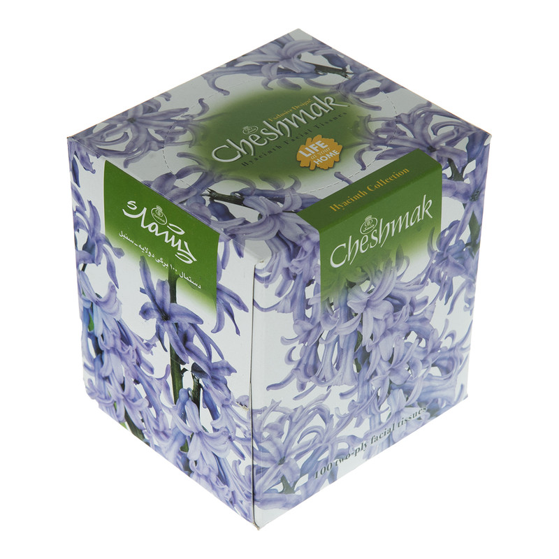 دستمال کاغذی 100 برگ چشمک طرح سنبل