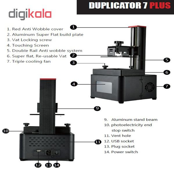 پرینتر سه بعدی ونهاو مدل Duplicator 7 PLUS