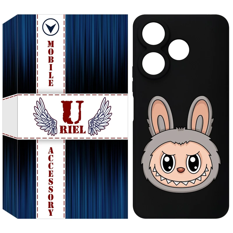 کاور یوریل مدل KSH کد 114 طرح عروسک لبوبو مناسب برای گوشی موبایل شیائومی Redmi 13x / 13 4G / Poco M6 4G