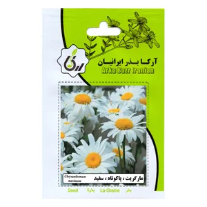 بذر مارگریت پا کوتاه سفید آرکا بذر ایرانیان مدل C140