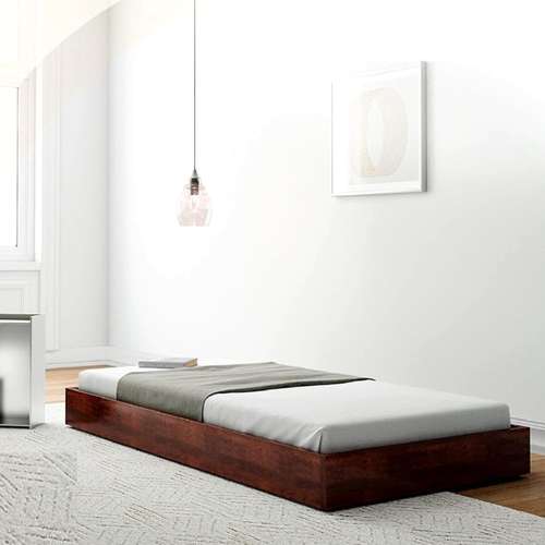 تخت خواب ام دی اف یک نفره مدل S-669 سایز 200×90 سانتی متر 