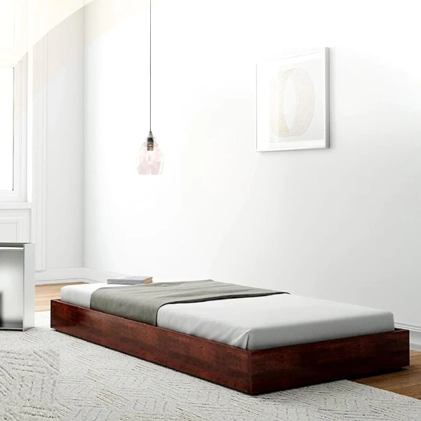 تخت خواب ملامینه یک نفره مدل S-07 سایز 200×90 سانتی متر 