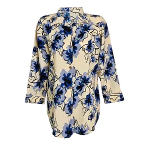 مانتو زنانه مدل کراش گلدار کد 5