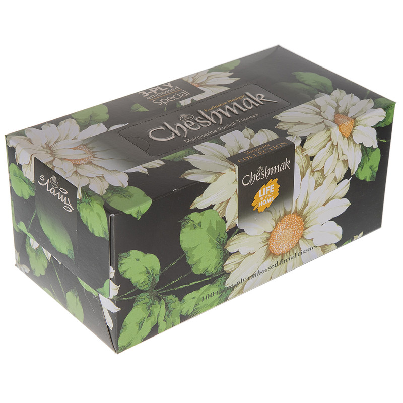 دستمال کاغذی 100 برگ چشمک مدل Marguerite124