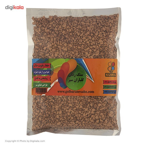 سنگ رنگی متالیک سایز 1 گلباران سبز بسته 500 گرمی سنگ رنگی متالیک سایز 1 گلباران سبز بسته 500 گرمی