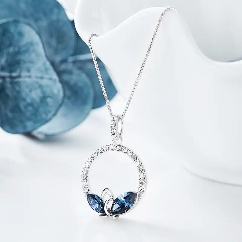 گردنبند نقره زنانه شهر جواهر مدل SJ-GN003