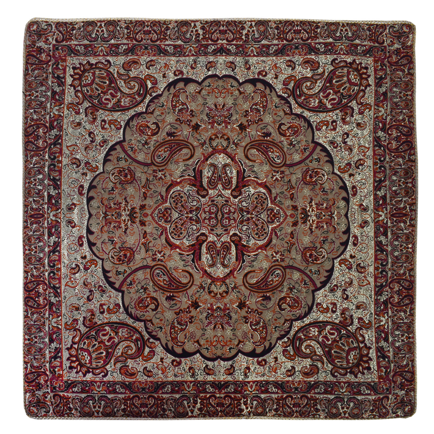 رومیزی ترمه طرح نسترن مدل NARENGI60/60CH
