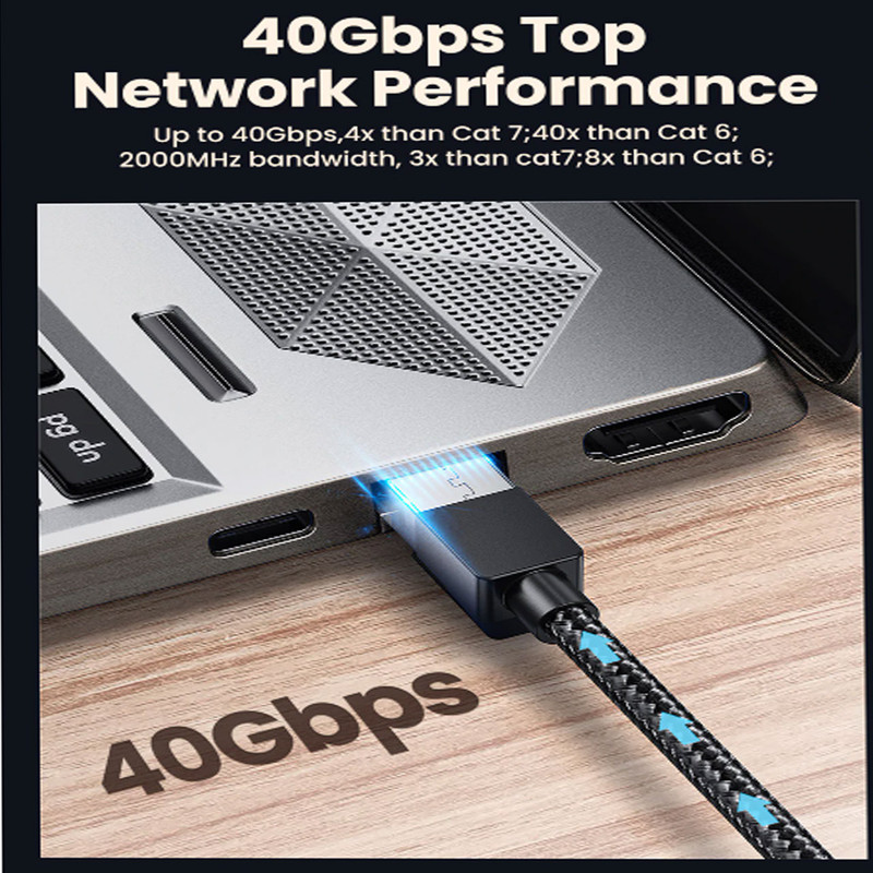 کابل شبکه CAT8 یوگرین مدل NW153 طول 2 متر 1