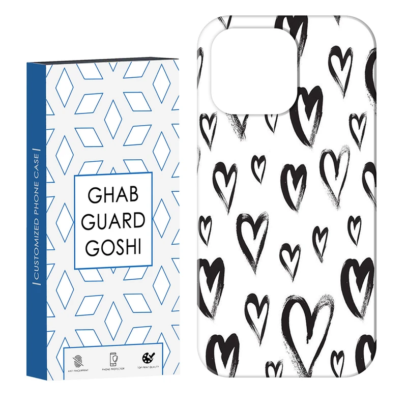 کاور قاب گارد گوشی طرح قلب کد Dimo-278 مناسب برای گوشی موبایل اپل IPHONE 16 PRO   