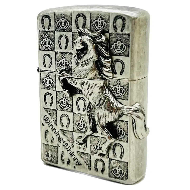 فندک چیف مدل Winning Whinny کد SN-LICH-2201-16 طرح برجسته ی اسب