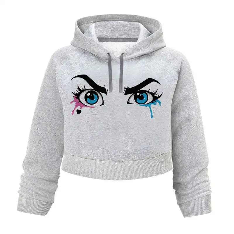 هودی کراپ  زنانه مدل  K120 T