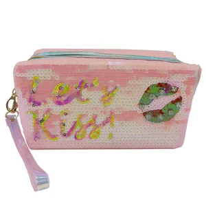 کیف لوازم آرایش زنانه مدل پولکی