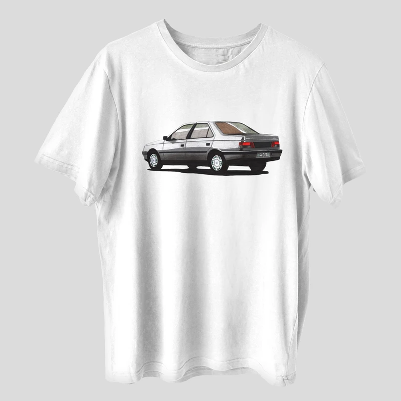 تی شرت آستین کوتاه مردانه مدل ماشین کلاسیک 405 کد mo283