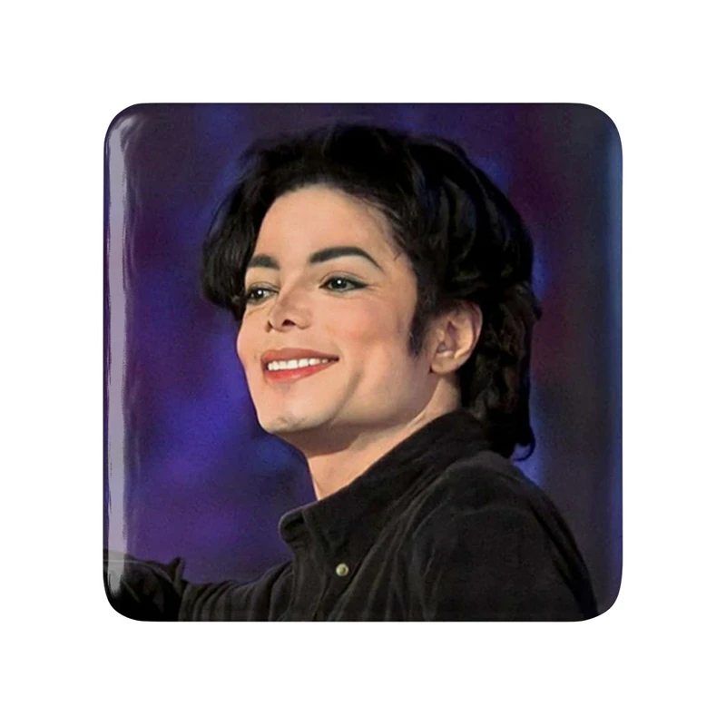 مگنت خندالو طرح مایکل جکسون Michael Jackson مدل مربعی کد 19233