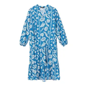 پیراهن یقه هفت زنانه ال سی وایکیکی مدل Bl4152