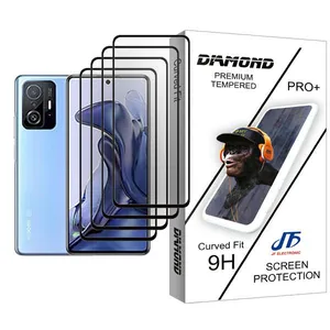 JF Diamond Glass MIX004 Screen Protector For Xiaomi 11T Pack Of 4
