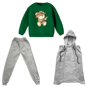 ست 3 تکه لباس پسرانه مدل تدی وگیتار