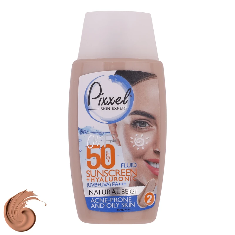 کرم ضدآفتاب پیکسل مدل Natural BEIGE، حجم 50 میلی‌لیتر