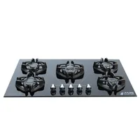 اجاق گاز صفحه&zwnj;ای پنج شعله پارس مطمئن البرز مدل ترموکوپل دار  G520