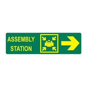 برچسب راهنما مدل ASSEMBLY STATION