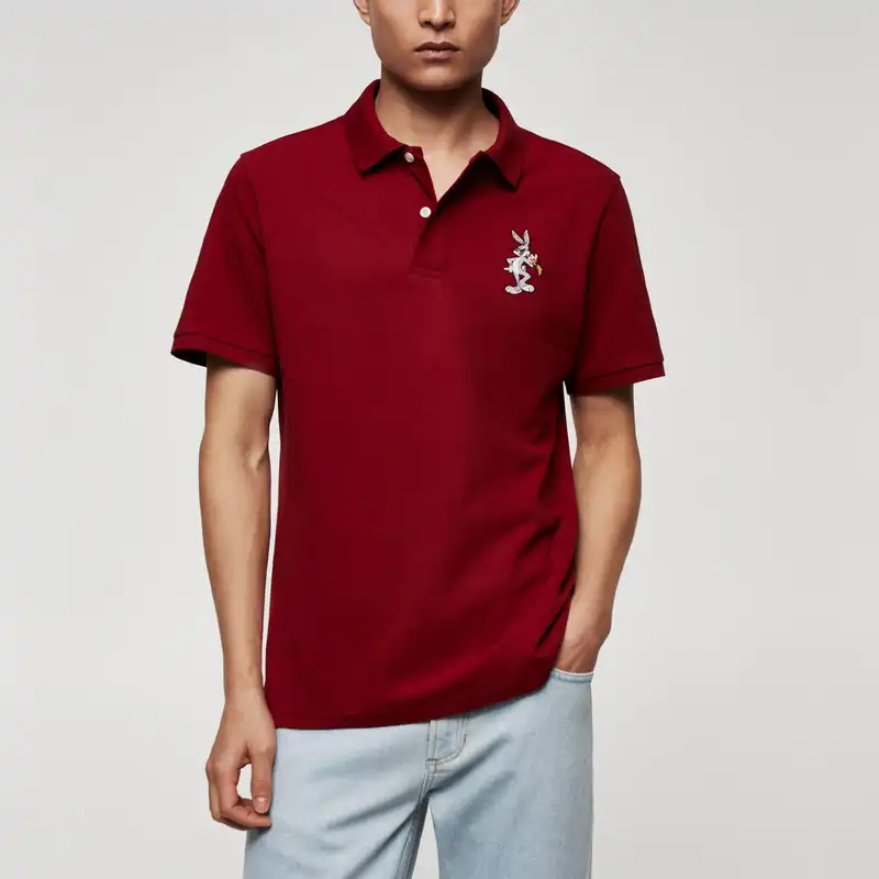 پولوشرت آستین کوتاه مردانه مانگو مدل VE310RUN