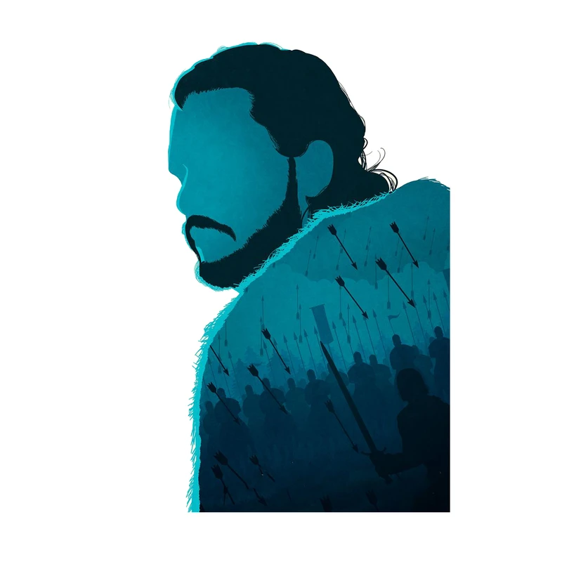استیکر لپ تاپ و موبایل مدل سریال طرح بازی تاج و تخت Game of Thrones کد 3355