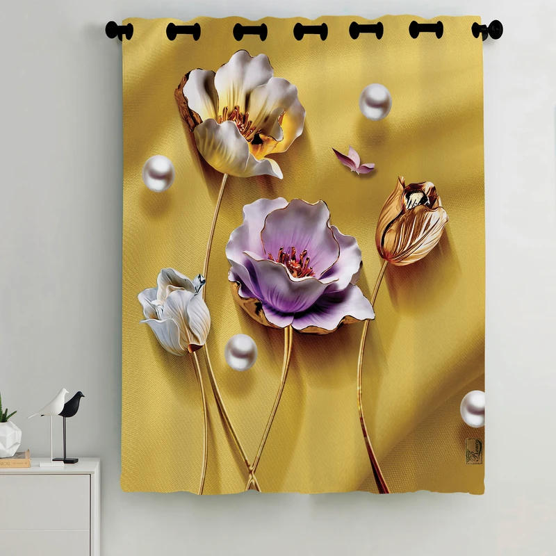 پرده رنس مدل CC2-50824 سایز 190x138 سانتی متر