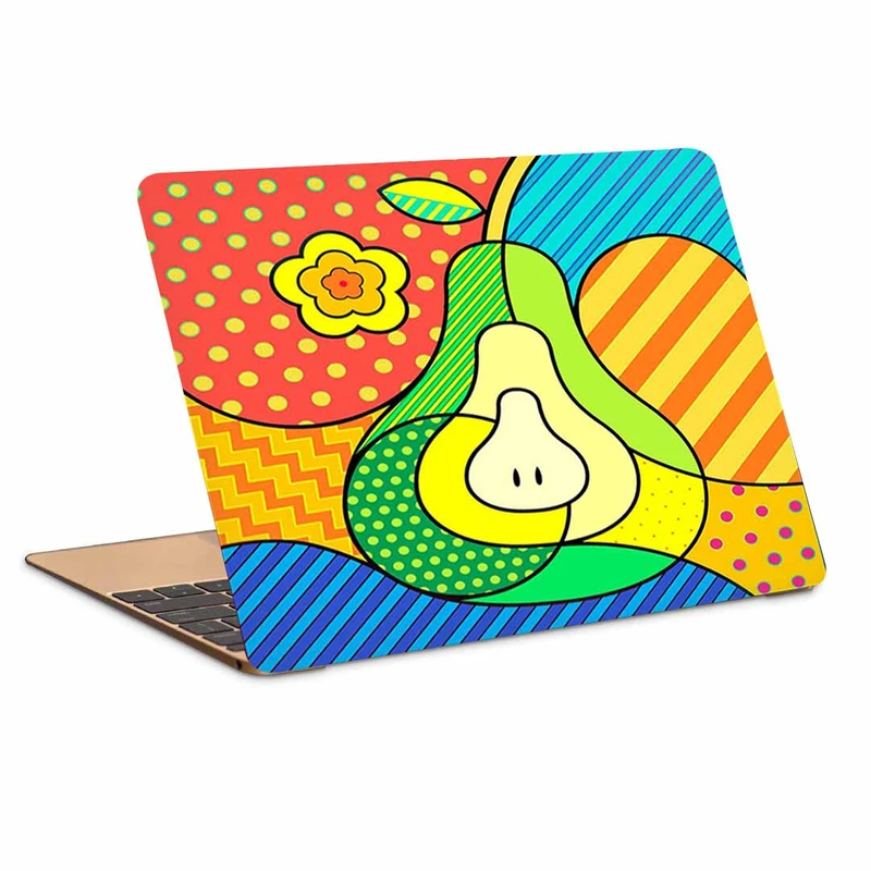 استیکر لپ تاپ طرح گلابی فانتزی مدل P-149 مناسب برای لپ تاپ 15.6 اینچ