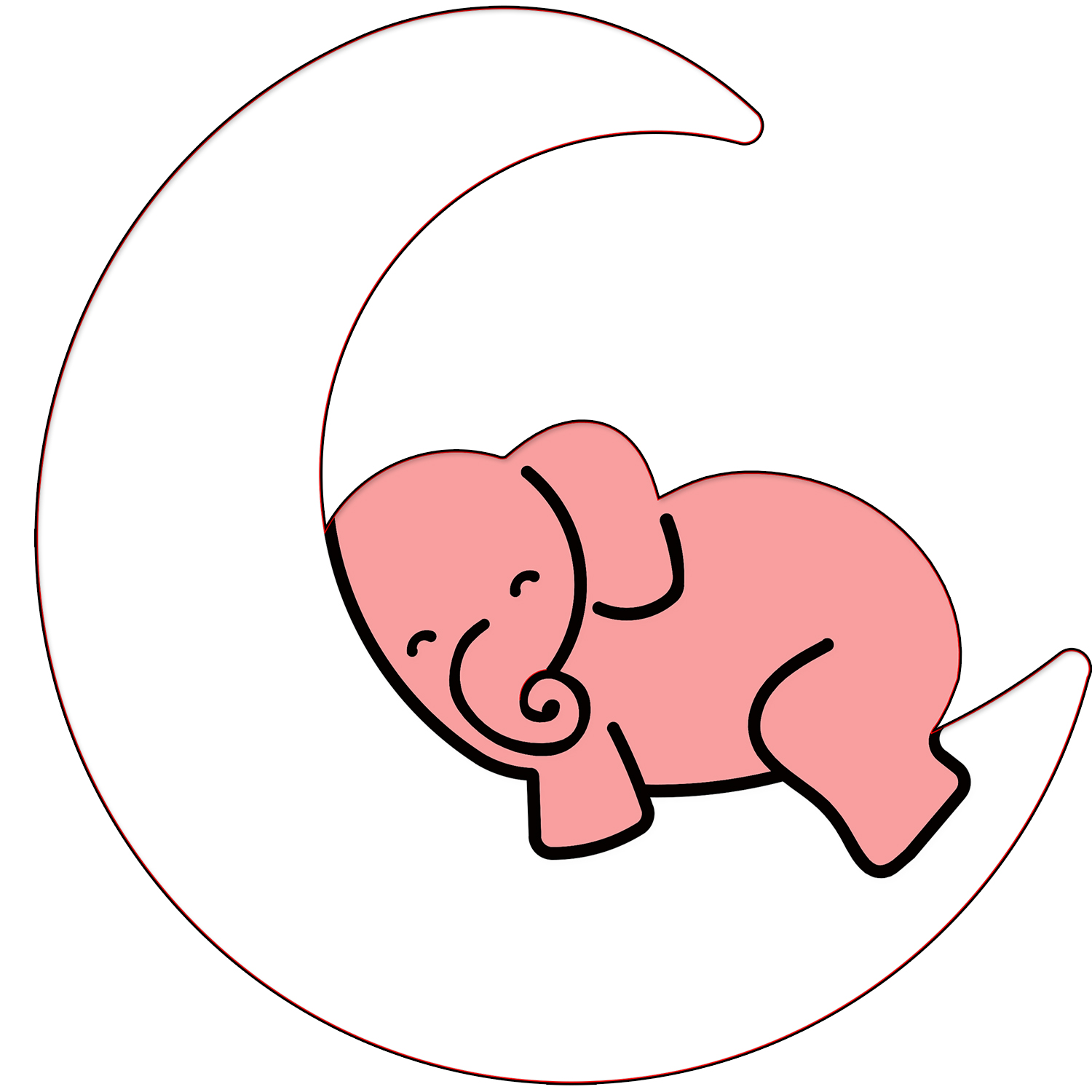 چراغ خواب کودک مدل فیل کوچک
