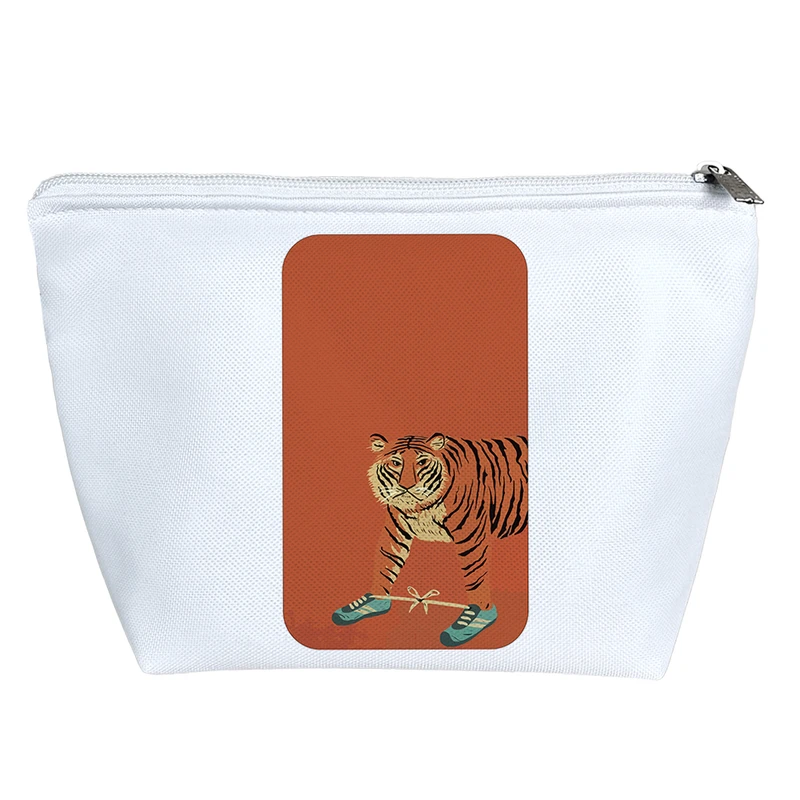 کیف لوازم آرایش دخترانه خندالو مدل ببر دونده کد 8715