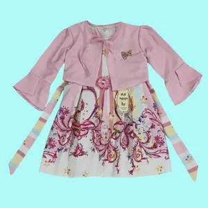 ست کت و پیراهن دخترانه کد SA101