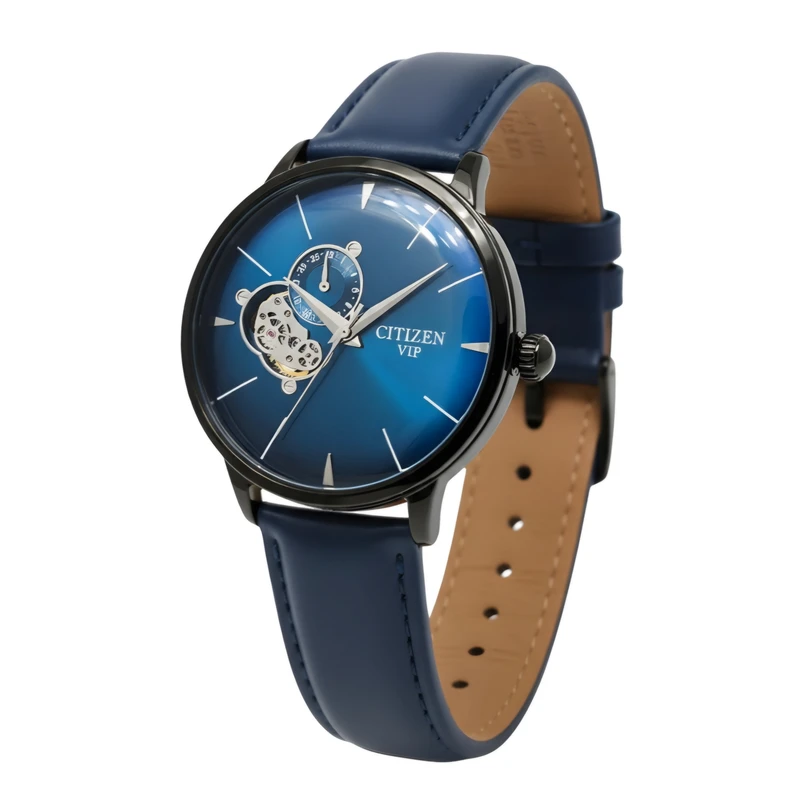 ساعت مچی عقربه‌ای کوارتز مردانه مدل لوکس اسپرت تک موتوره بند چرم کد C2