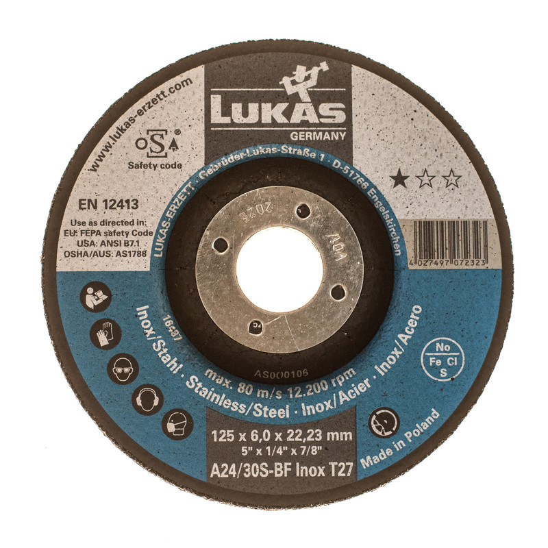 صفحه ساب استیل لوکاس مدل 125x0.6