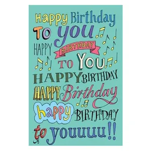 کارت پستال رادکس طرح HAPPYBIRTHDAY مدل NE129
