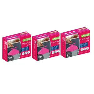 کیسه زباله بادوک مدل اداری 3 مجموعه 72 عددی