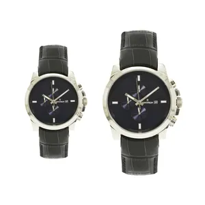 ست ساعت مچی عقربه ای زنانه و مردانه کد 6809G - 6809L NO