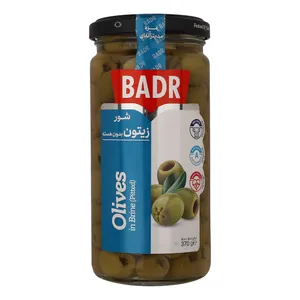 زیتون شور بدون هسته بدر - 370 گرم