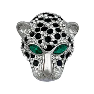 گل سینه زنانه مدل ببر کد G4002