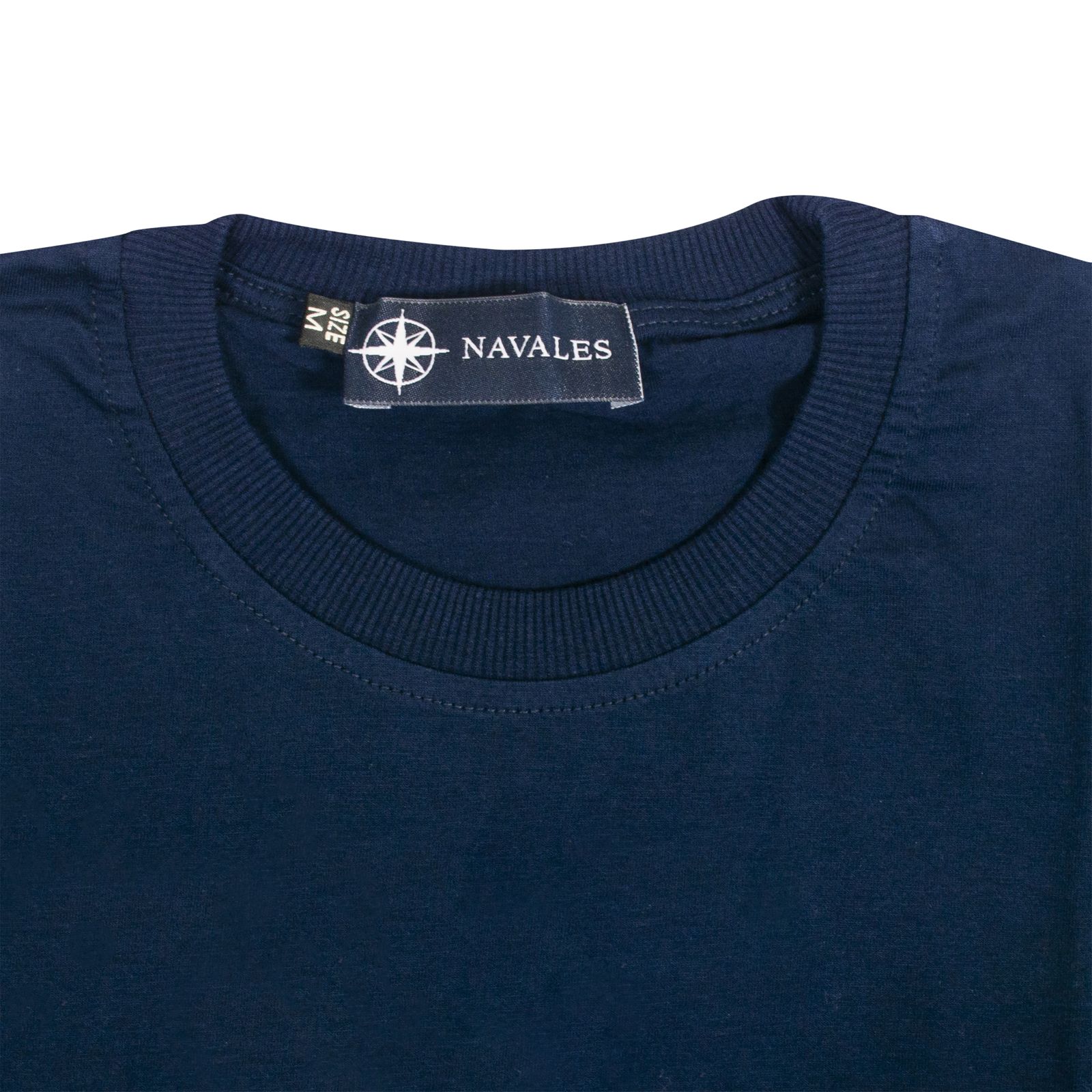 تی شرت آستین کوتاه مردانه ناوالس مدل سایز بزرگ OCEAN S.S TEES رنگ سرمه ای -  - 4