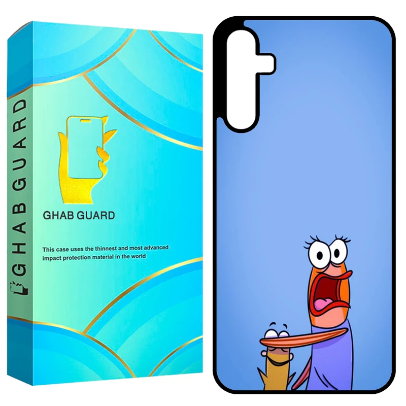 کاور قاب گارد طرح ماهی باب اسفنجی مدل GCHPA35 مناسب برای گوشی موبایل سامسونگ Galaxy A35 5G