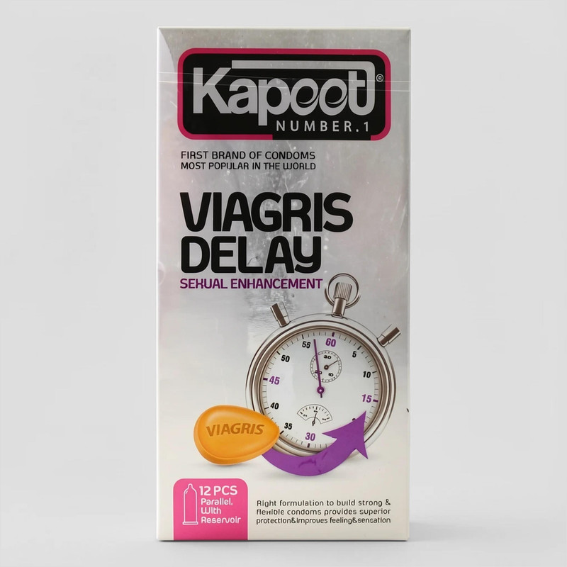کاندوم کاپوت مدل Viagris Delay بسته 12 عددی