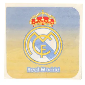 دستمال سفره کودک مدل Real Madrid مجموعه 20 عددی
