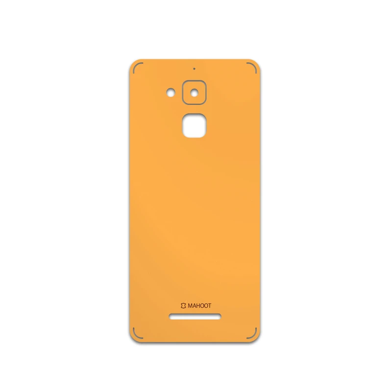 برچسب پوششی ماهوت مدل Matte-Orange مناسب برای گوشی موبایل ایسوس Zenfone 3 Max ZC520TL