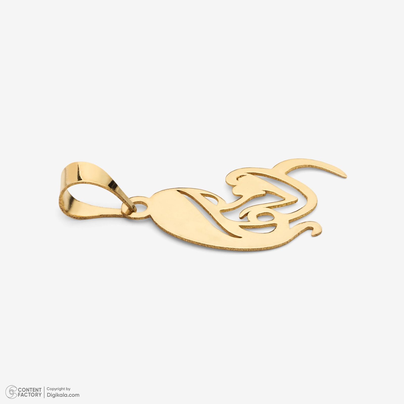 آویز گردنبند طلا 18 عیار زنانه مایا ماهک طرح مادر و فرزند کد MM1132 -  - 3