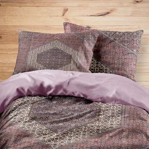 سرویس روتختی مدوپد طرح قالیچه بیجار لچک و ترنج ماهی مدل C-bijar45 یک نفره 4 تکه