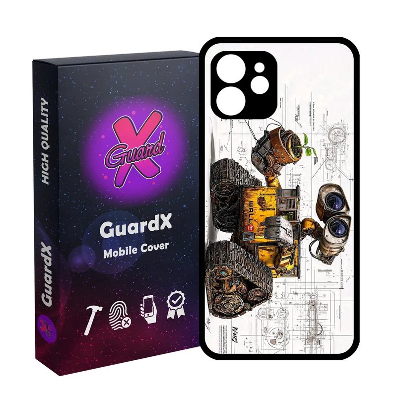 کاور گارد ایکس طرح Wall E مدل 10922 مناسب برای گوشی موبایل اپل iPhone 12