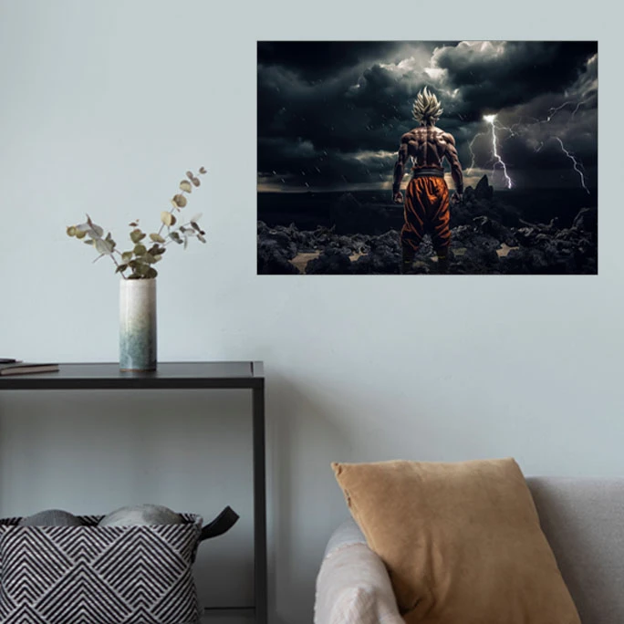 پوستر گوفی مدل گوکو انیمه دراگون بال زی طرح Goku Dragon Ball Z Anime طرح BK57
